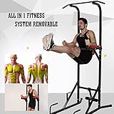 Minifair Multi Function Black Gym Power Tower Power Cages Dip Stands