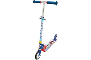 Smoby - Spidey - Patinette 2 Roues Pliable - Guidon Réglable sur 3 Niveaux - Roues Silencieuses - A Partir de 5 Ans - Poids Maximim 50 Kgs