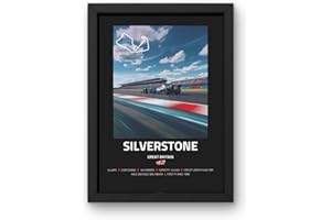 Lap Legends Silverstone F1 Track Framed Display Gift