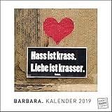 Image de BARBARA. 2019 – Origineller Wandkalender von DUMONT – Straßenschilder mit Botschaft – Streeta