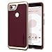 Produktbild Spigen Neo Hybrid, Google Pixel 3 Hülle, F19CS25037 Zweiteilige Handyhülle Modische Muster Silikon Schale und PC Rahmen Schutzhülle Case (Burgundy)