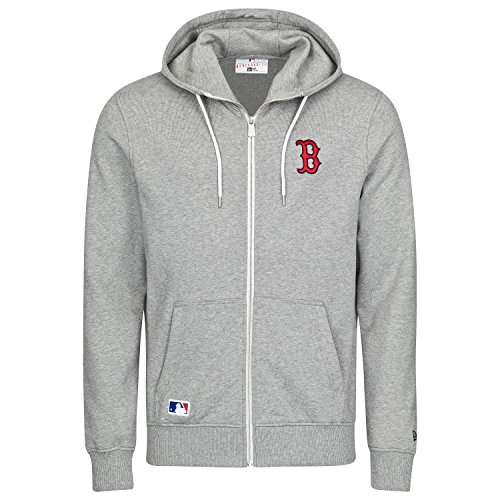 New Era - Veste Zippé MLB Boston Red Sox New Era Team Apparel 2018 gris pour homme Taille - S