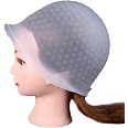 XPOOP Strähnenhaube Set – 12 Teile | Mit Kappen, Haken & Pinseln | Für DIY-Haarfärben Zu Hause Oder Im Salon
