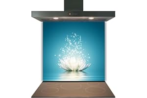 COLOUR 2 GLASS SPLASHBACKS Printed Toughened Glass Splashback for Kitchen, Tempered Heat Resistant Glass Splashbacks for Cookers (Design 2011, 60 x 70cm)