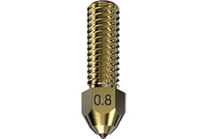 MOD3DP Ruby Tip Nozzle for K1/ K1 Max 3D Printer, Abrasion Resistant, Funnel Shape, One for Any Materials (K1/K1 Max, 0.8mm)