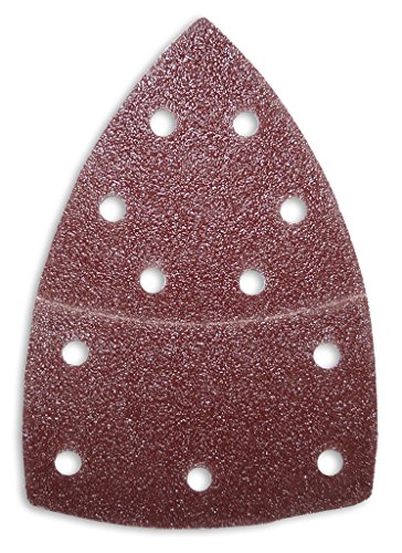 50 Schleifblätter Schleifdreiecke 105 mm x 152 mm verschiedene Körnungen wählbar - für Multischleifer Bosch Prio, Ventaro (Korn 60)