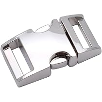 4 Boucles De Libération Latérale En Métal - 25mm - Pour Sac à Dos, Ceinture, Harnais, Paracorde - 10