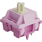 Akko V3 Creamy Purple Pro klavye anahtarı, mekanik oyun klavyesi, 5-Pin 30gf dokunmatik anahtarlar (45 adet)