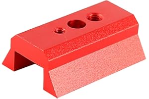 Priyyiu Plaque de Rail en Queue d'aronde Télescope Finder Base Entretoise Astronomie Télescope Pièces de Accessoires Guide Rail en Queue d'aronde, Rouge
