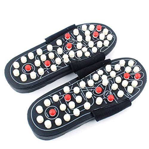 Preisvergleich Produktbild WODEQ Fußmassage, Fussreflexzonenmassage Akupressur-Schuhe für Fußpflege Entspannung für Männer und Frauen Massage-Sandalen,44
