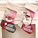 Produktbild MNDSHGU 2018 Weihnachten Santa Claus Schneemann Socken Weihnachten Geschenk Tasche Jahr Weihnachten Dekorationen Für Zu Hause Weihnachten Strumpf D1