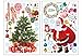 Topro X Large Merry Christmas Santa Claus Gift Show Window Wall Art Sticker...