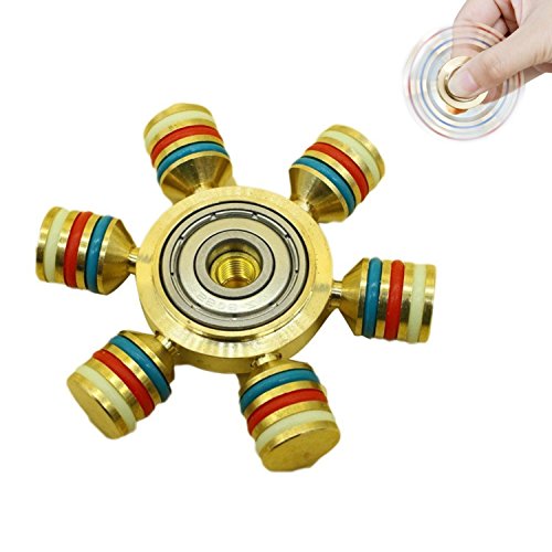 Fidget Hand Spinner Toy Solid Brass R188 Stainless Steel Bearing Detachable Wings for Time Killing and Holiday Gift Fidget Hand Spinner Toy Solid Brass R188 Stainless Steel Bearing Detachable Wings for Time Killing and Holiday Gift