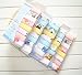 Lvge Baby Girls Cotton Gauze Cloth Washing Bath Shower Feeding Wipe Towel Pack of 8