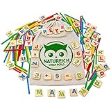 Visuelles lernen mit Rechenstäbchen - von Experten empfohlen für die frühe Ausbildung und Entwicklung Ihres Kindes. Das Lernspielzeug steigert das mathematische Verständnis des Kindes. Das Kind lernt zählen, die Zahlen an sich, Mathematik, Addition, Subtraktion, Division, Multiplikation und vieles mehr.