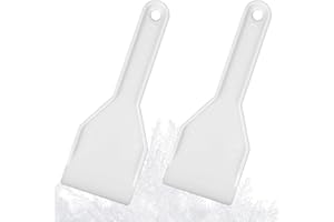 ZUWIJEQ Set da 2 raschietti per Il Ghiaccio del congelatore e Frigorifero, per Rimuovere Il Ghiaccio e per la Pulizia del Freezer, Realizzati in plastica Resistente, per Ogni necessità di raschiatura