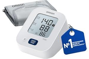 OMRON X2 Essential, Upper Arm Blood Pressure Monitor for Home Use, Universal Soft ML Cuff (22-32 cm), Blood Pressure Machine 