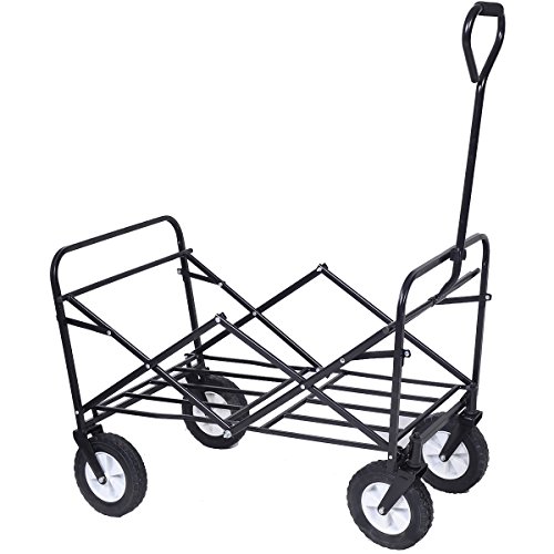 Bollerwagen Transportwagen Gartenwagen Gerätewage Transportkarre carrycruiser Einkaufstrolley Blau - 5