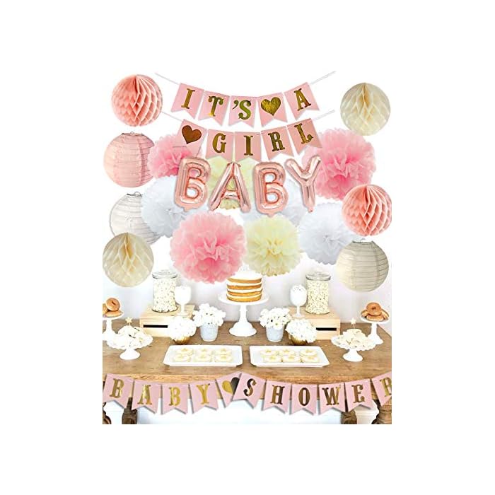 Buy Kreatwow Baby Shower Decorations for Girls IT’S A Girl Baby Shower