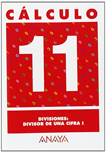Cálculo 11 Divisiones: divisor de una cifra I