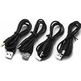 USB G&uuml;&ccedil; Kablosu Kablosu DC 5V DC2.0/2.5/4.0/5.5mm 4'l&uuml; set