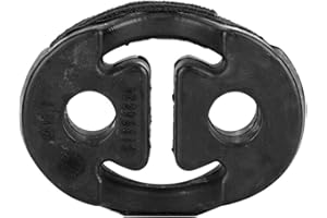 Qiilu Supporto appendiabiti in gomma per scarico auto, ricambio di scarico adatto per relè Citroen 51854824