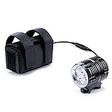 Revtronic LED Fahrradlicht, 1600 Lumen LED Scheinwerfer, Fahrradlampe Fahrradbeleuchtung Frontlichter Mit Wiederaufladbare Akku - 2