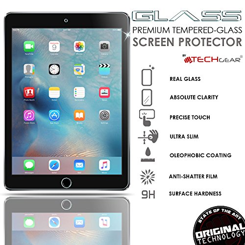 TECHGEAR® Apple iPad echtes Sekuritglas Displayschutzfolie Guard Cover Durchsichtig durchsichtig iPad Pro (12.9″) - 3