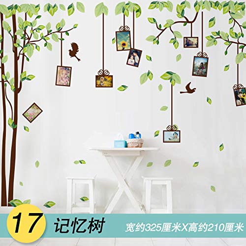 Preisvergleich Produktbild Wandaufkleber Wandtattoo Wohnzimmerwandaufkleber Kreative Schlafzimmer Warme Kleine Fresko Tapete Zimmer, 17 Speicher Baum [Ohne Fotos], Groß