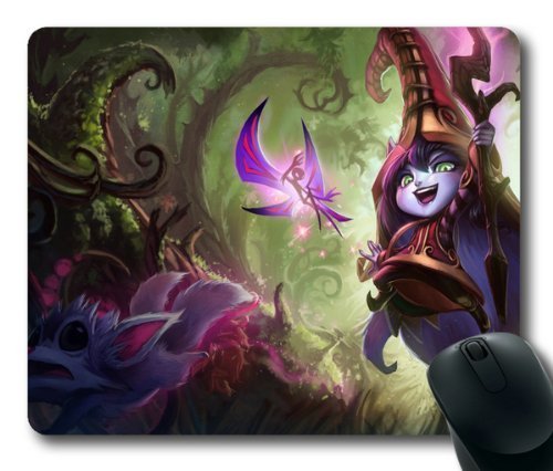 Game LOL League of Legends Lulu Mouse Pad/Mouse Mat Rectangle by ieasycenter