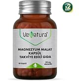 VeNatura Magnezyum Malat 60 Kaps&uuml;l, 100 mg Elementel, 2 Adet