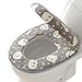 Produktbild Wärmer WC-Sitzbezüge, OVERMAL Badezimmer Bad WC-Sitzbezüge Toiletten Sitzbezug Closestool Seat Pad Toilet Seat Cover WC-Sitz Kissen Toilette Sitz Abdeckung Kissen (Grau)