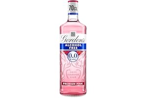 Gordon's Premium Pink 0,0 % Alkoholfrei | Gin-Alternative | Erfrischend lecker | Himbeer- und Erdbeergeschmack | 0,0 % vol | 
