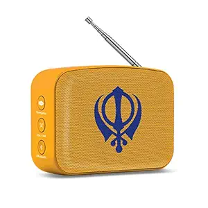 Saregama Carvaan Mini 2.0 Gurbani- Music Player with Bluetooth/FM/AM/AUX (Saffron Orange)