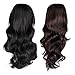 Long Curly Wavy Full Hair Wig for Women (Black)