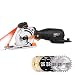 Produktbild Tacklife CSK77AC Advanced Kreissäge mit Laser, Mini Handkreissäge 705W ,4500 U / min , 0~28.5mm (90°)Schnittlänge, Geräuscharm, 6 Sägeblättern für Fliesen, Holz, Metall, Kunststoff, Porzellanener Bodenbelag Schneiden