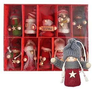 Oneshlee Gnomos Navideños Colgantes, Adornos