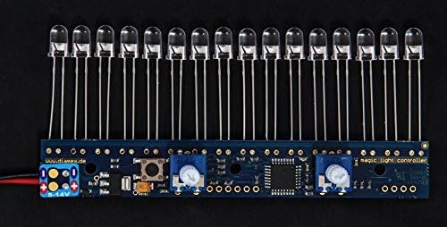 Running LED light 16 Channe chaser with different effects + 16 White 5 mm LEDs