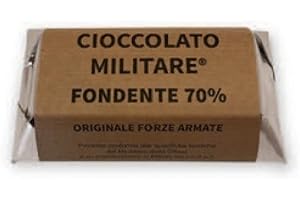 Cioccolato Militare - Dadone 200 grammi - Fondente 70% - Originale Forze Armate