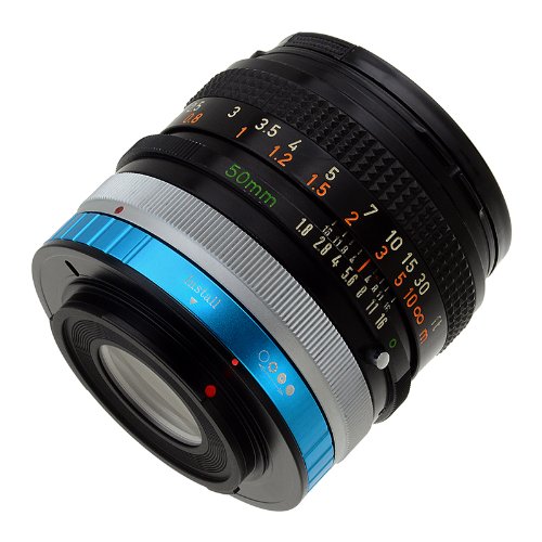 Fotodiox Pro Adaptateur de monture d objectif avec objectif 1 4x de correction pour une mise au point - pour Objectif Canon FD FL    Cam  ra Nikon comme D7200  D5000  D3000  D300S ET D90 DX