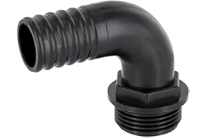 REKUBIK Winkel Schlauchtülle 90° Außengewinde x Tülle Größe 1" AG x 32mm (1 1/4")