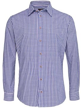 Hammerschmid Trachtenhemd Arthur Slim Fit in Blau