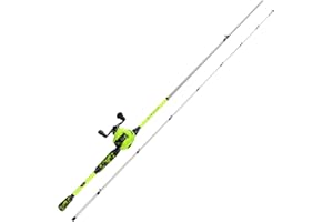 Sougayilang ZJJ - Kit de cannes à pêche et moulinets en graphite IM7 - 2 pièces - Avec guides en acier inoxydable - Frein magnétique 7.2:1 - Moulinets Baitcaster pour la pêche en eau salée et d'eau