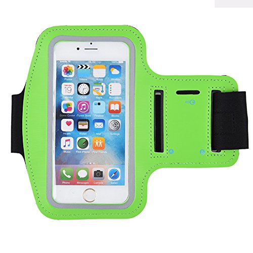 Proco® - Fascia da braccio sportiva universale, resistente al sudore, per smartphone iPhone e Android, 4,7-5,2 pollici, custodia per Samsung, Huawei, BlackBerry, Sony