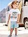 M&Co Baby Boys Short Sleeve Slogan Car Print Cool Guy Cotton Casual Jersey T-Shirt White 6/9 Mnths