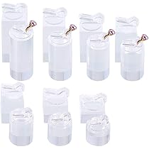 FINGERINSPIRE Lot De 2 Présentoirs De Bagues En Acrylique Transparent Avec Velours Noir En Forme De Cœur - 4,3 X 4,6 Cm - Présentoir à Bijoux Pour Magasin, Salon Et Décoration D'intérieur