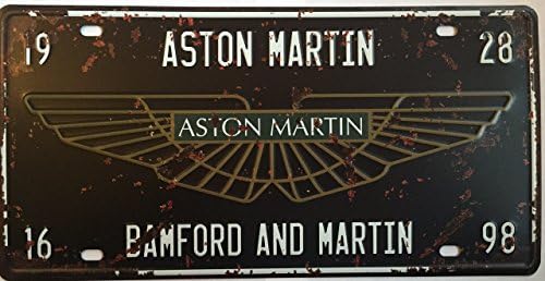 Vintage Style Aston Martin Retro METAL Wall Poster Sign Plaque Car Plate 30x15cm