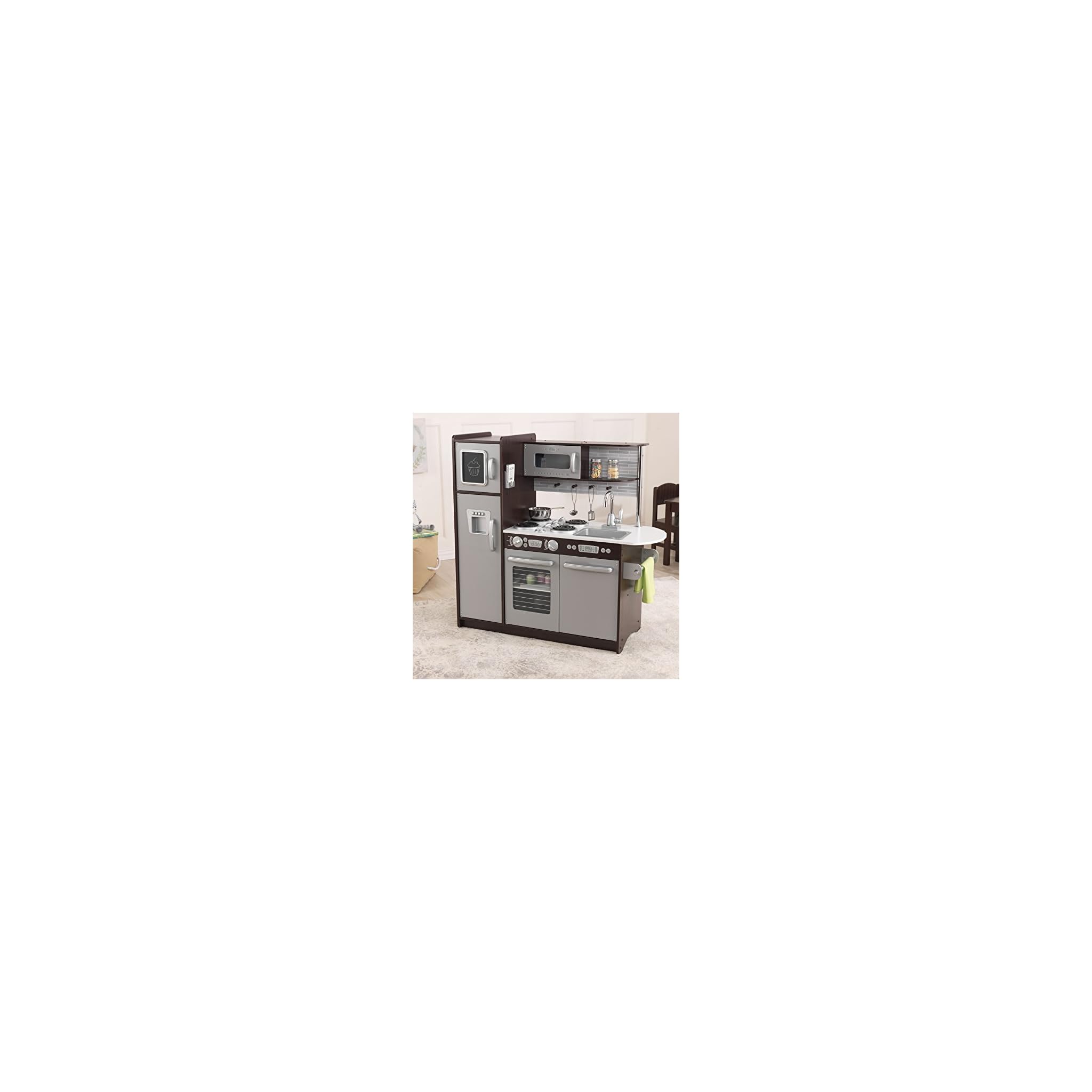 KidKraft - Spielküche Uptown Espresso aus Holz • Küchenausstattung