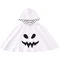 Kinder-Geisterkostüm Mit Kapuze – Leuchtet Im Dunkeln, Aus Polyester, Für Halloween & Partys
