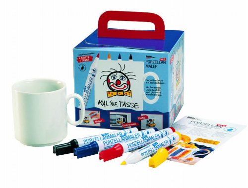 Hobby Line 16500 - Porzellanmaler 160 °C Tassen Set Mal ne Tasse
